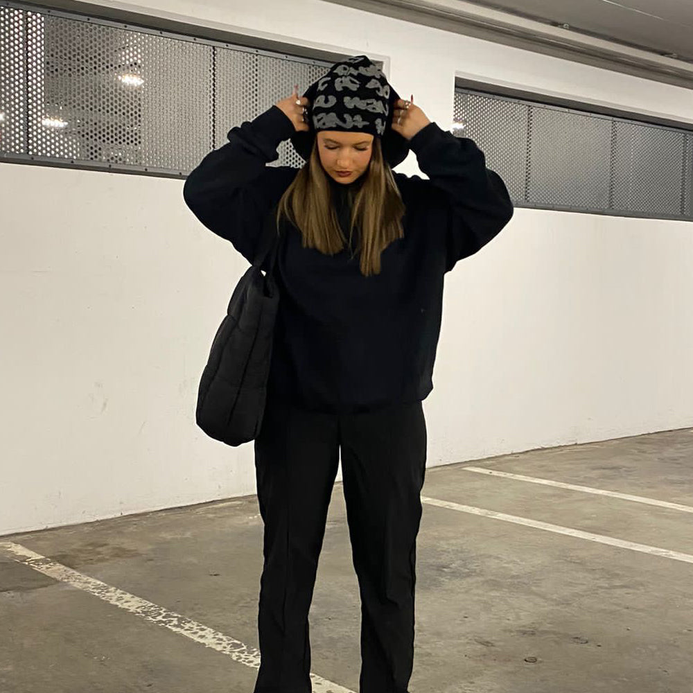 Black & White Graffiti Beanie