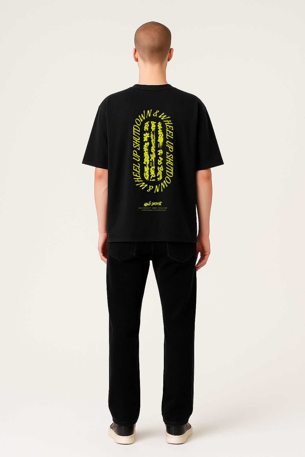 Black Pusha T-Shirt - Yellow Print