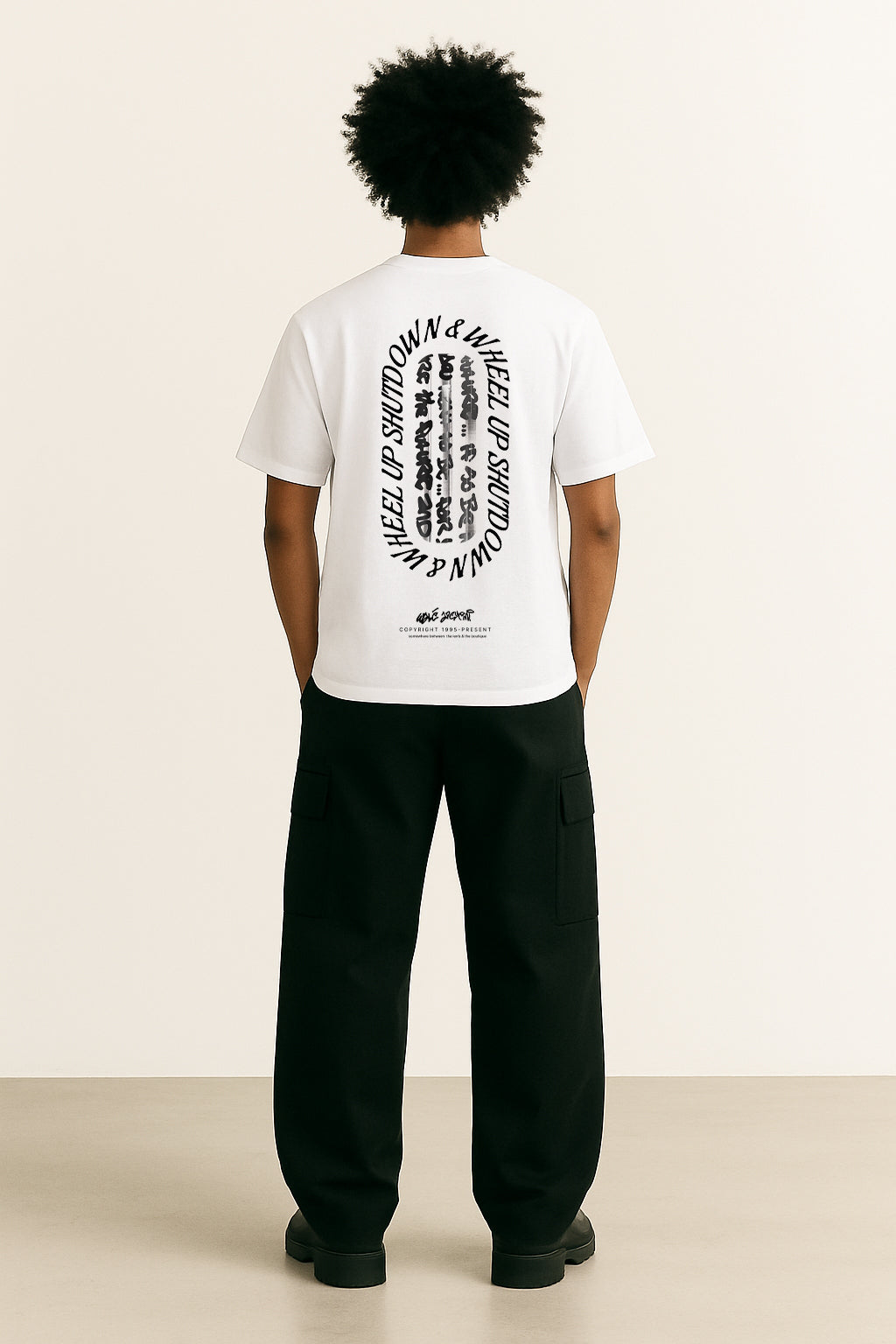 White Pusha T-Shirt - Black Print