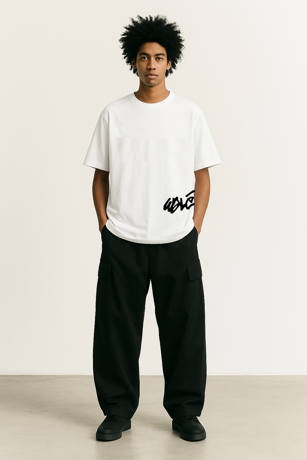 White Archive Lower Tag T-Shirt