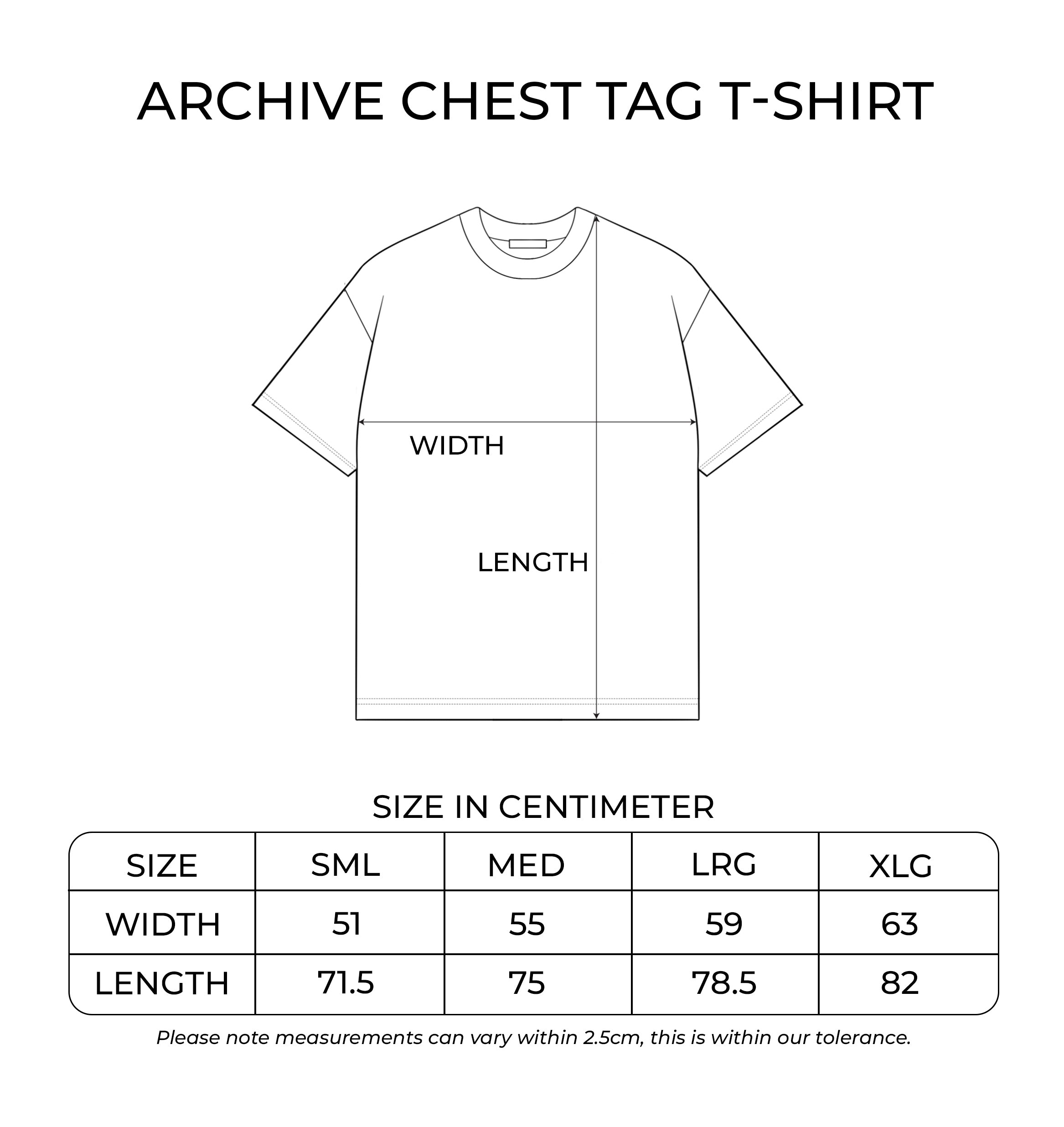 Green Archive Chest Tag T-Shirt
