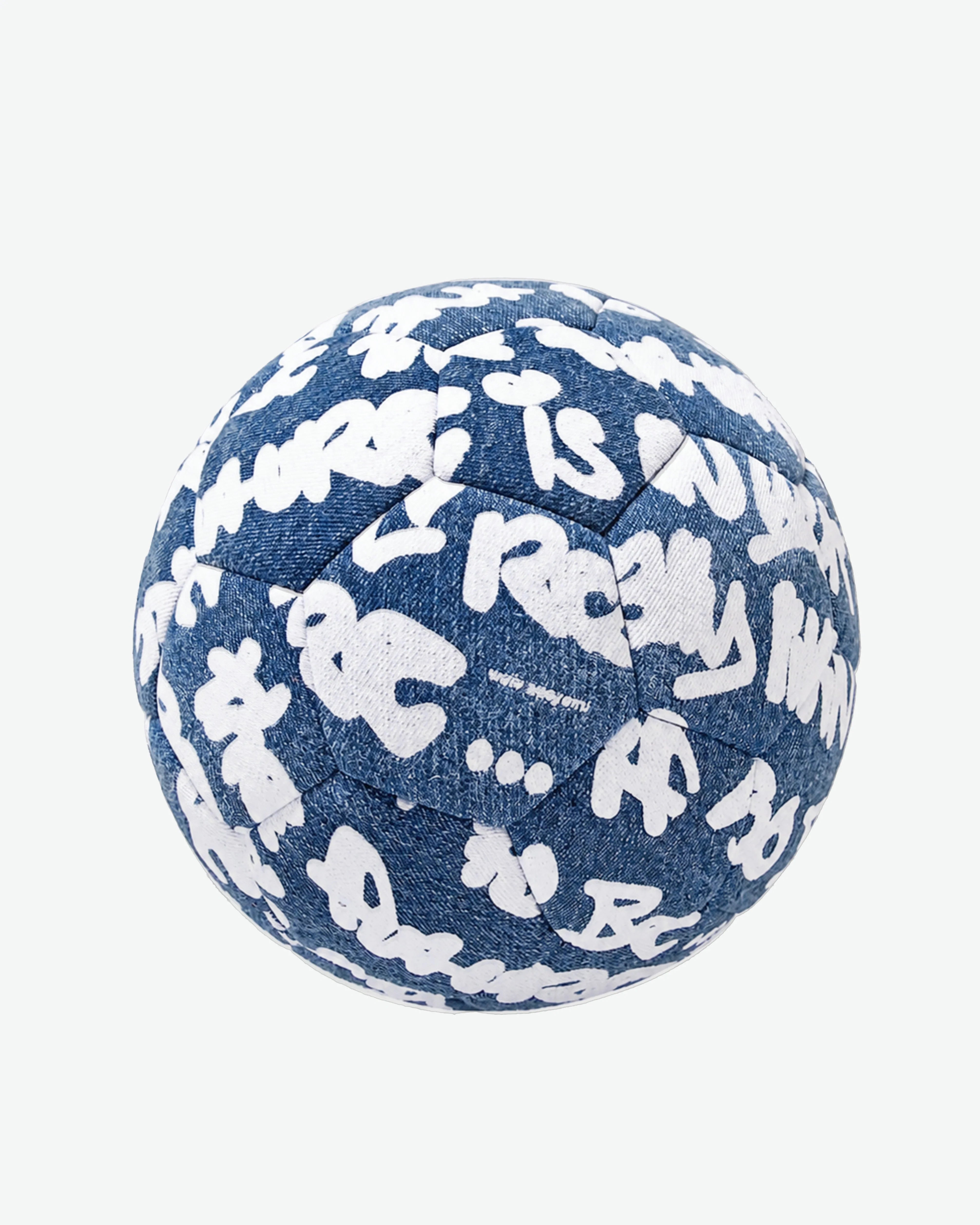Walé Adeyemi The Trivela Football denim football in Denim/White