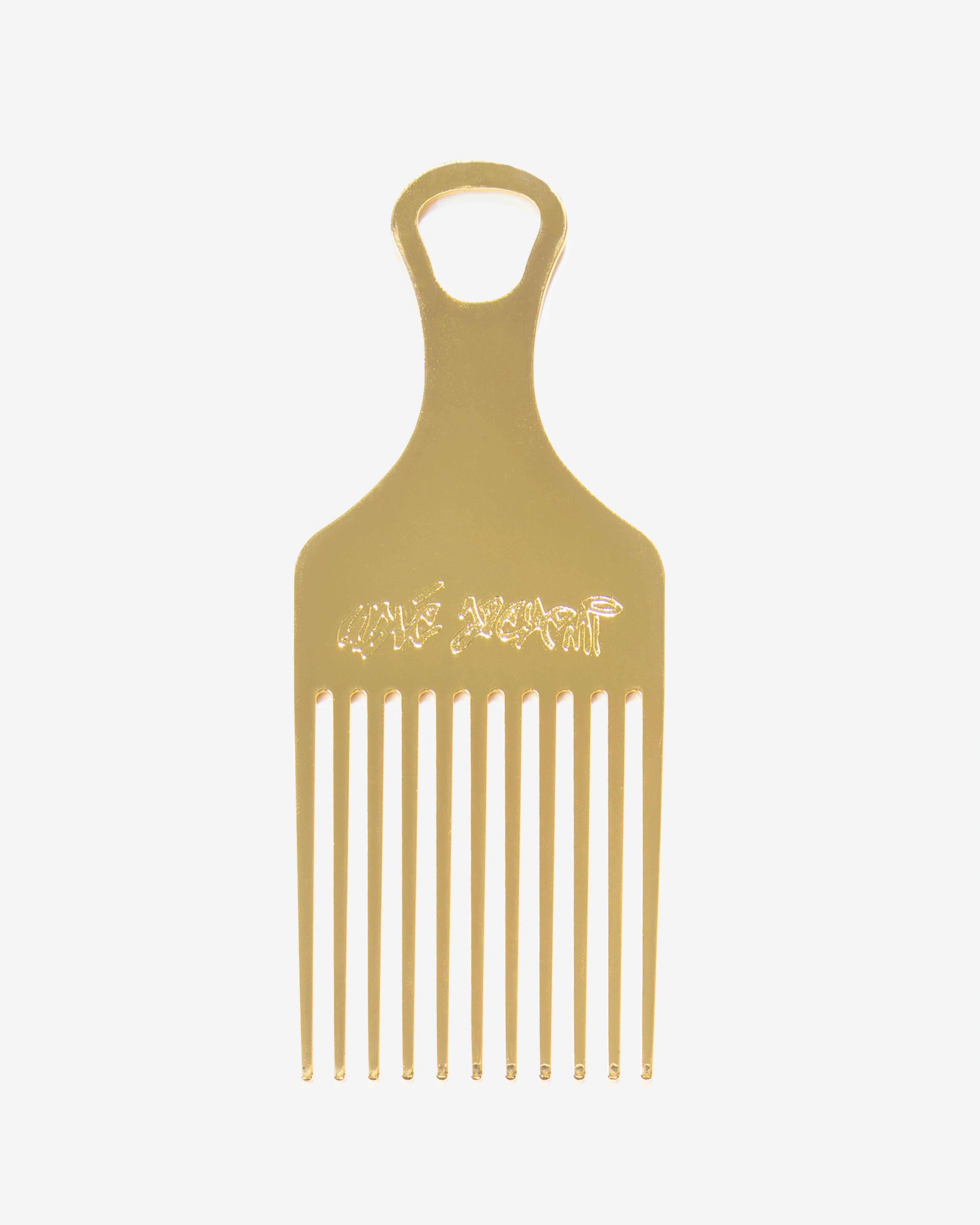 Walé Adeyemi Roots Comb in Gold, front product view
