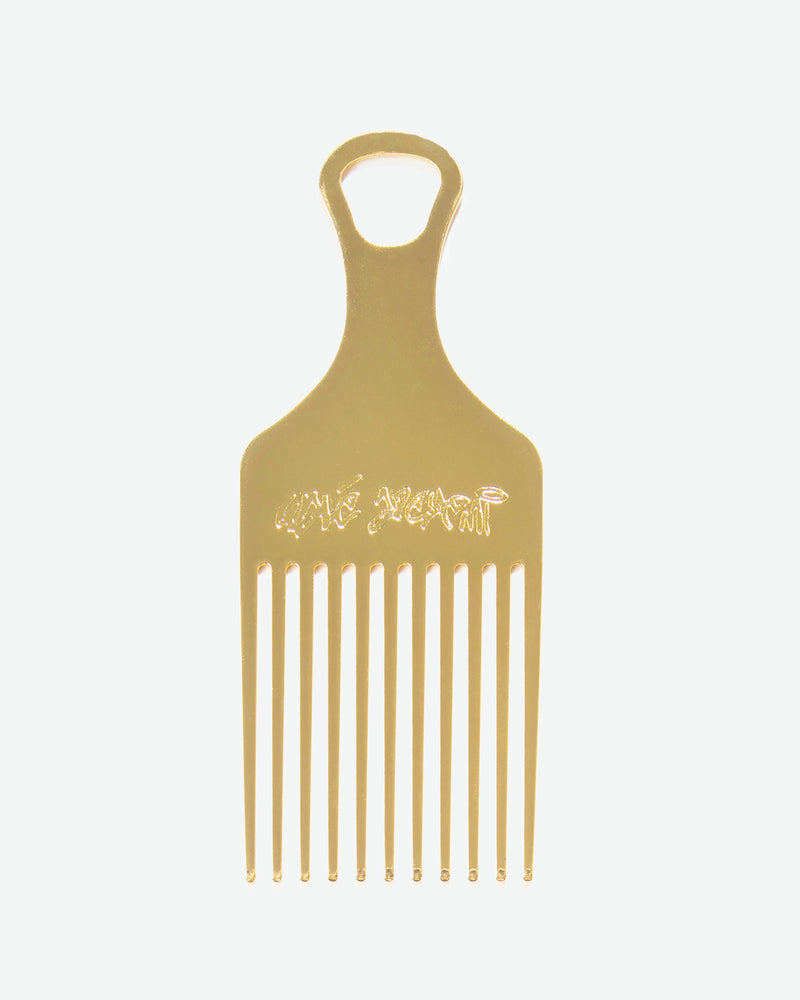Walé Adeyemi Roots Comb in Gold, front product view