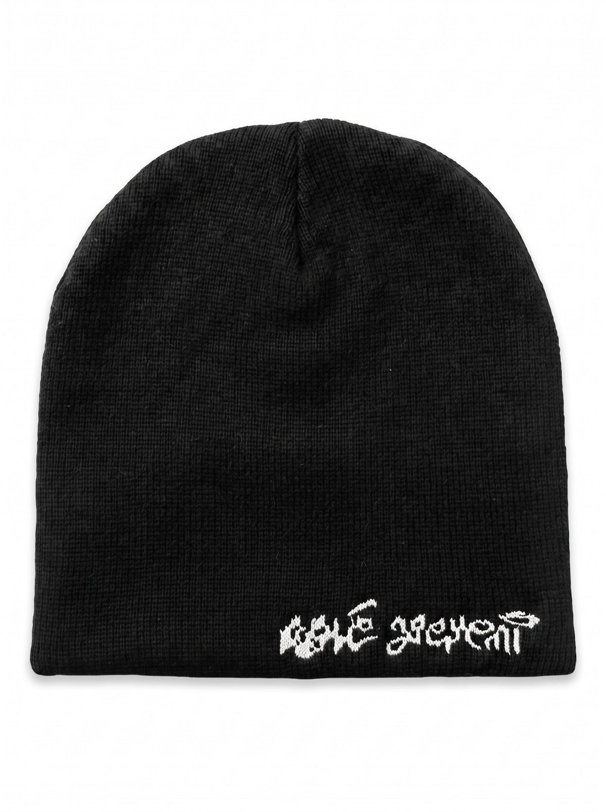 Black Heritage Beanie with Wale adeyemi logo