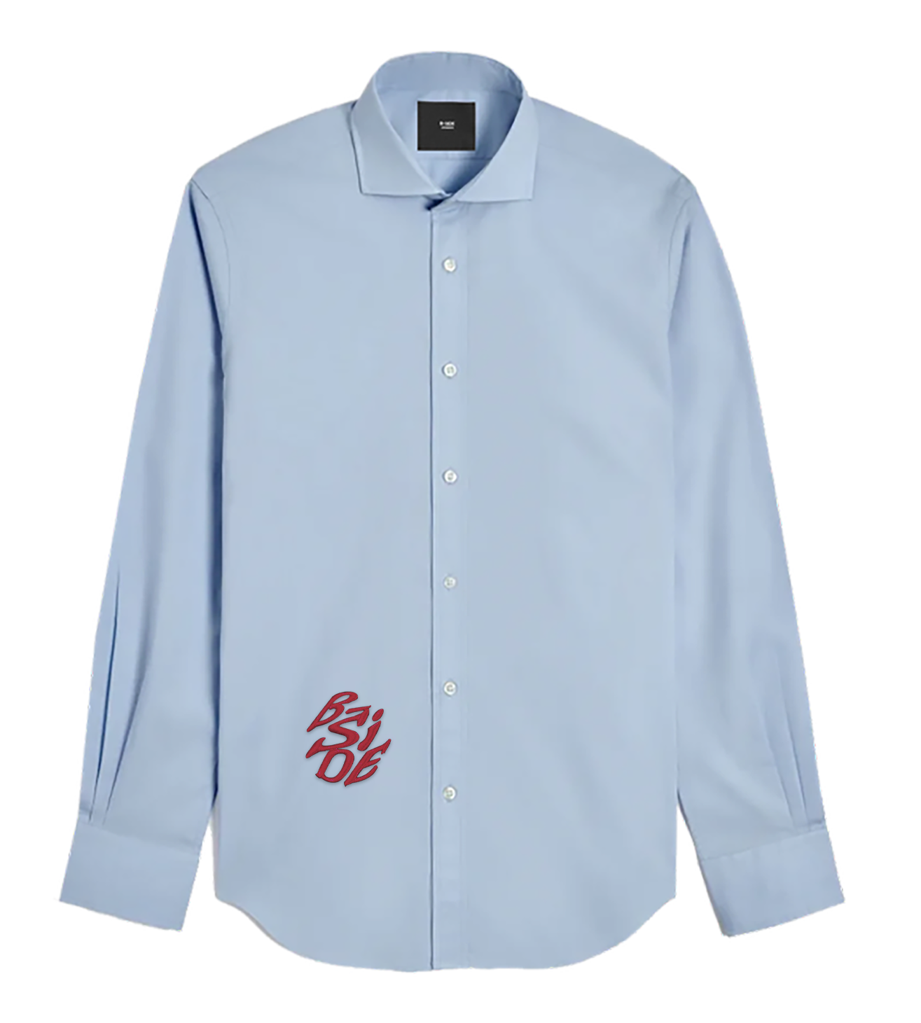 Baby Dark Blue Second Life Graded Shirt - Red Print