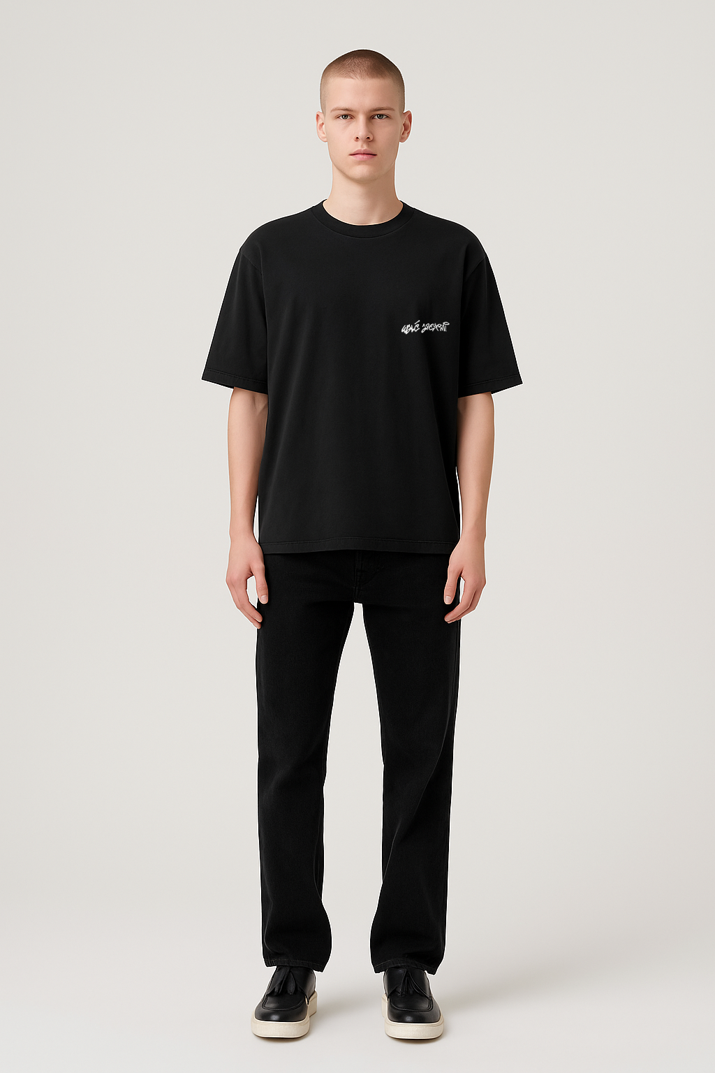 Black Archive Chest Tag T-Shirt