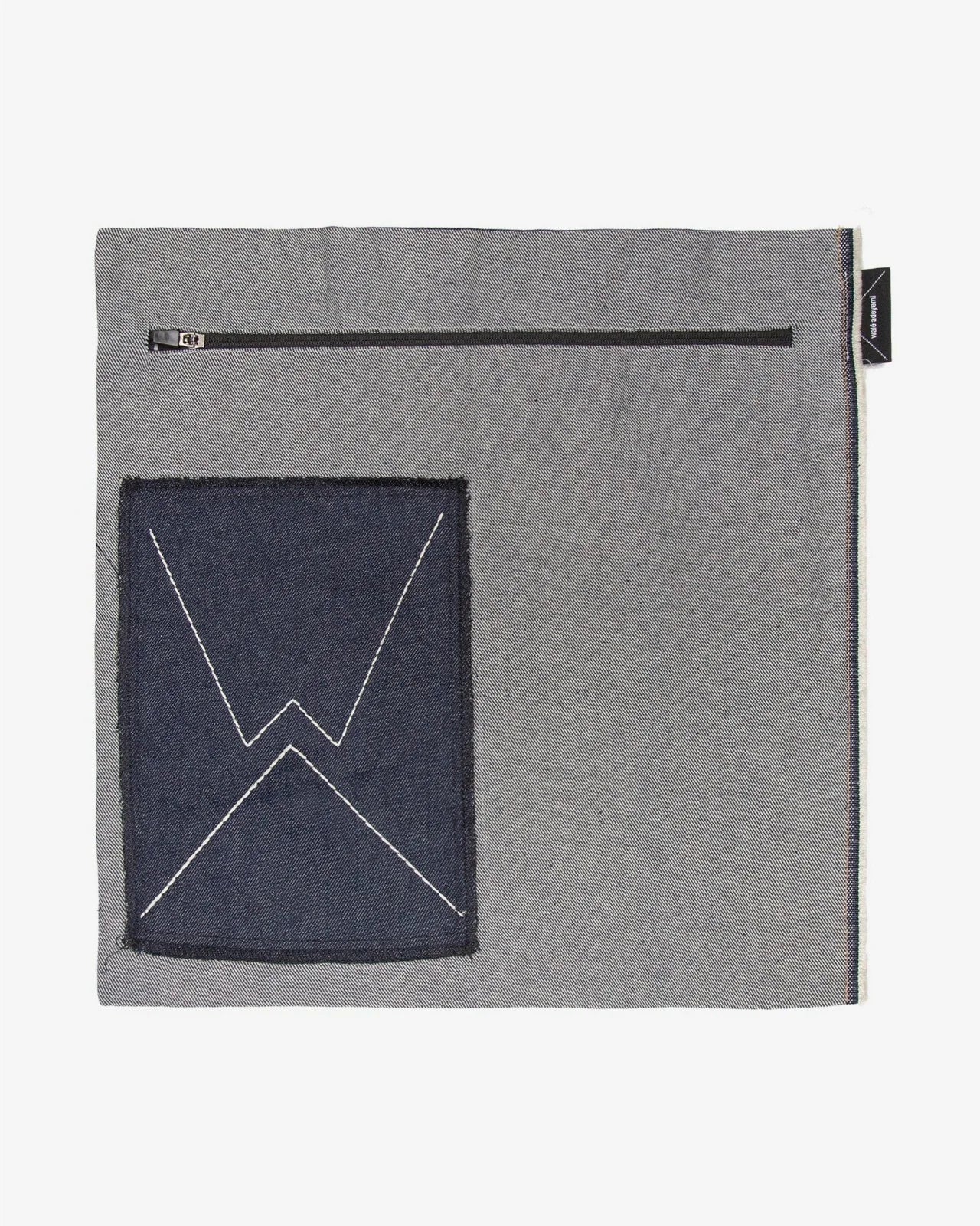 Walé Adeyemi Denim Sleeve Cushion No. 1, alternate product view