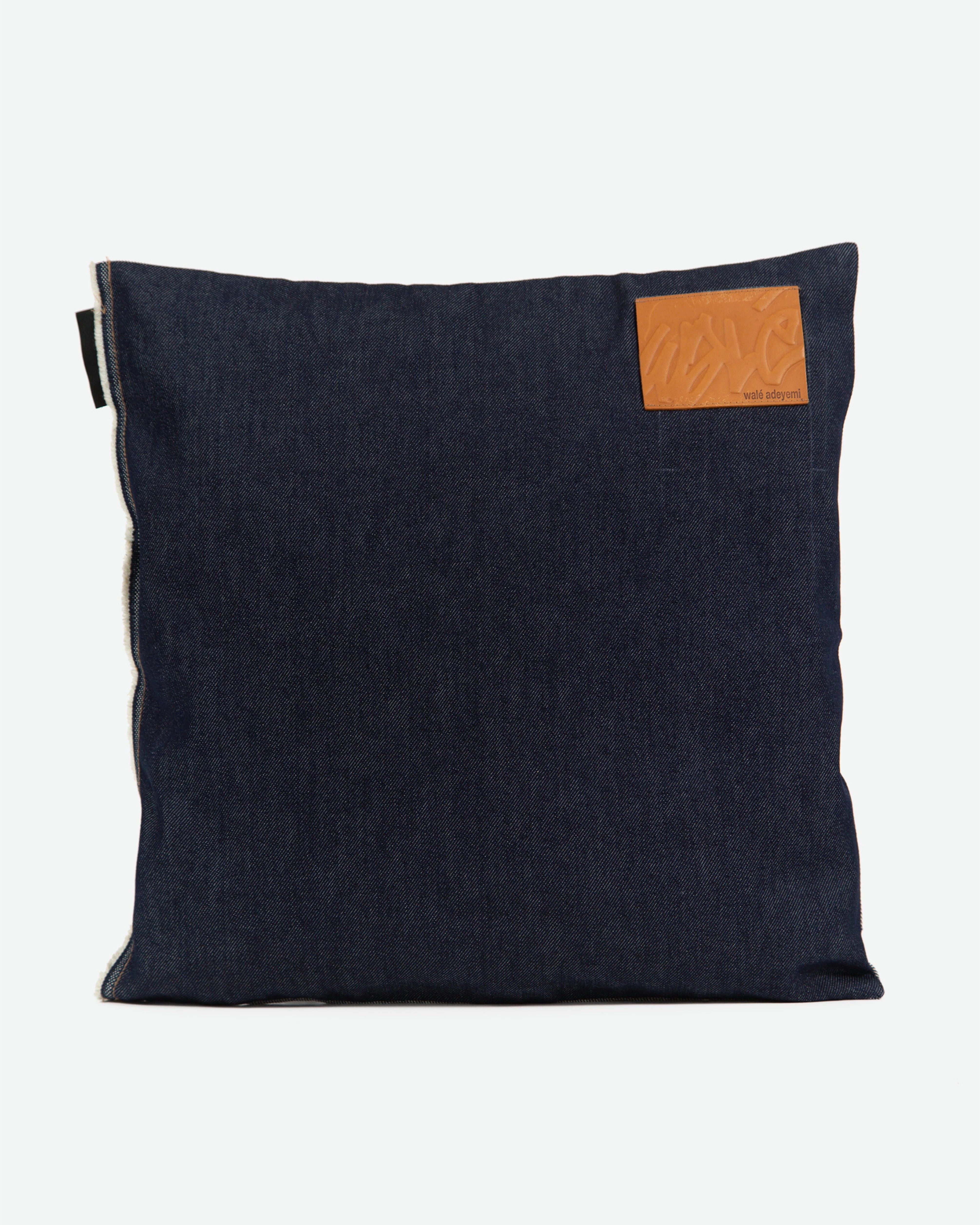Walé Adeyemi Denim Sleeve Cushion denim cushion