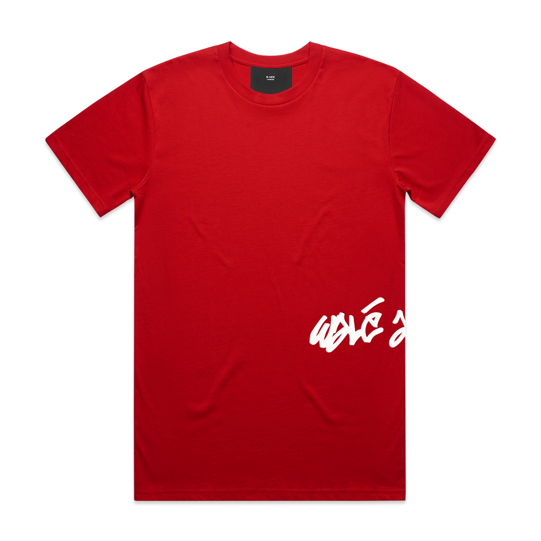 Red Archive Lower Tag T-Shirt
