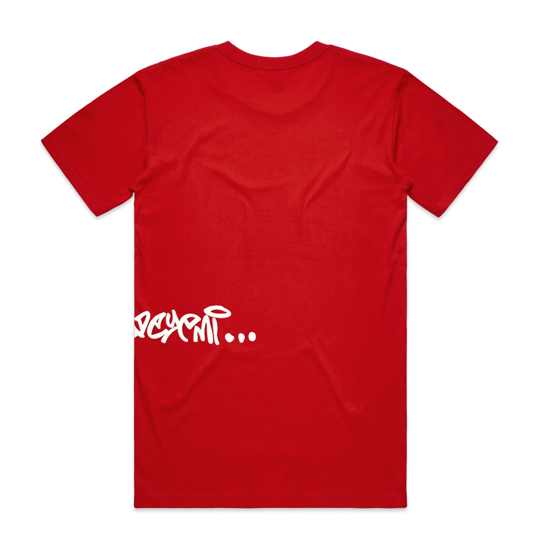 Red Archive Lower Tag T-Shirt
