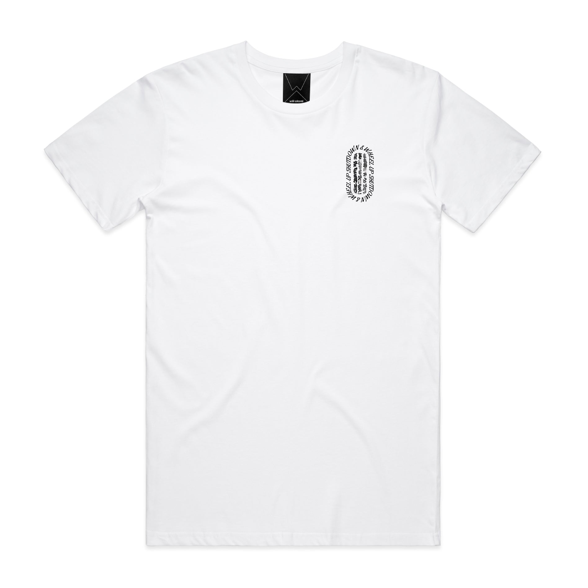 White Pusha T-Shirt - Black Print