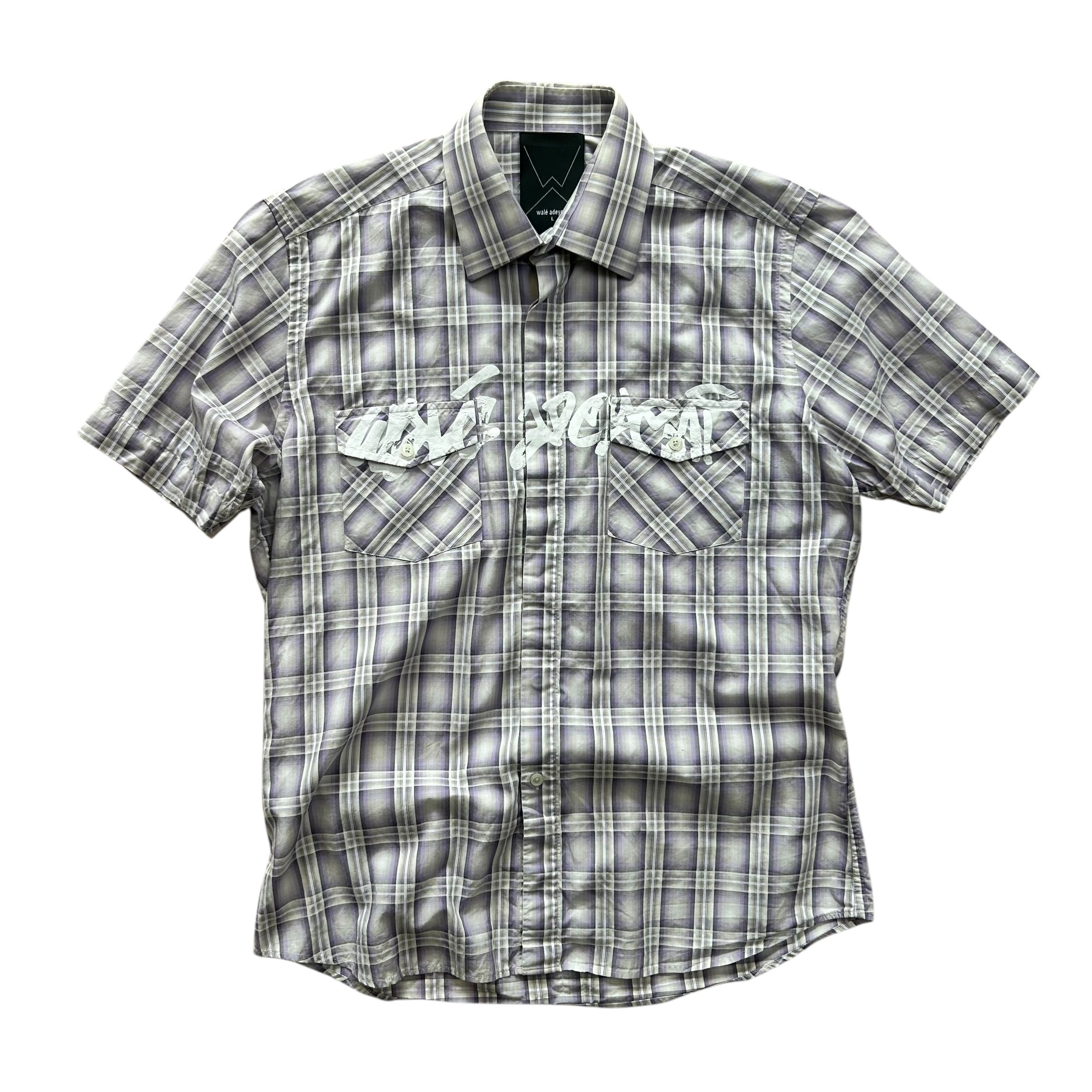 Purple Check Second Life Shirt