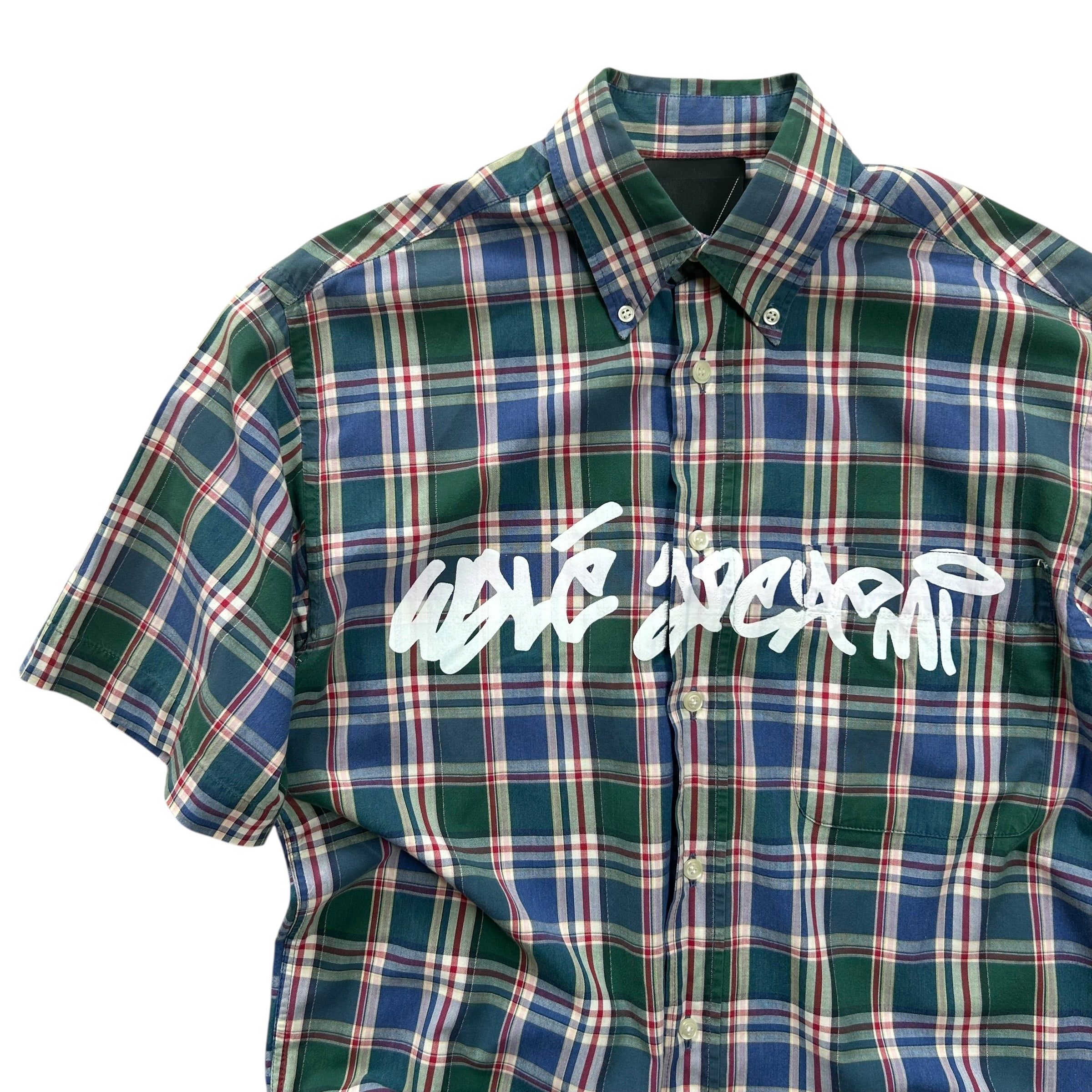 Blue & Green Check Second Life Shirt