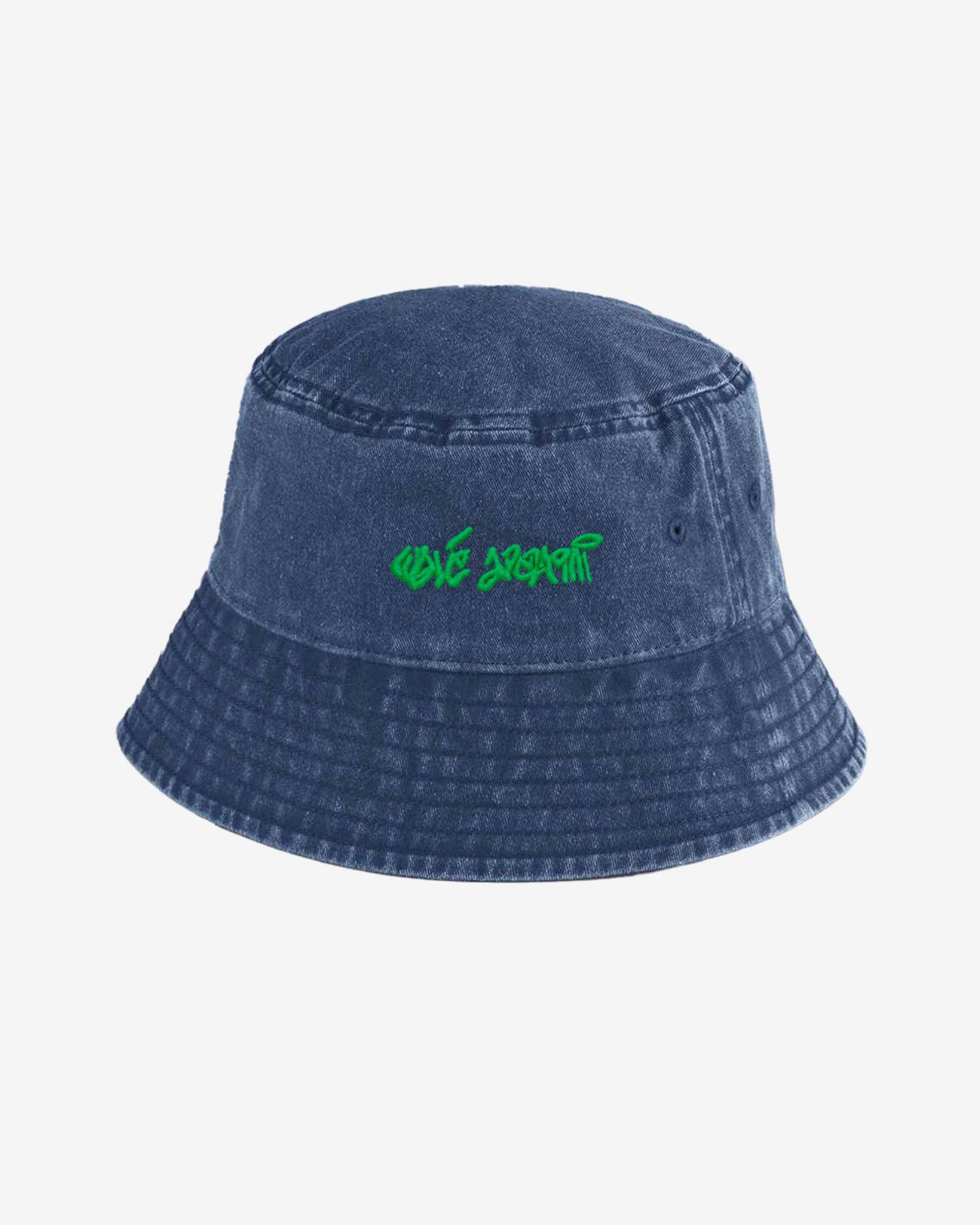 Chorus bucket hat in blue/green — By Walé Adeyemi