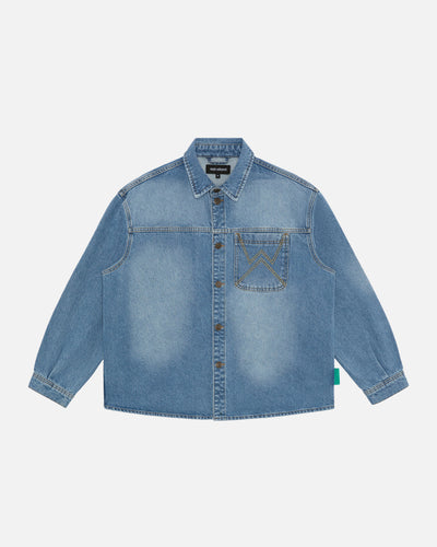 Studio Denim Overshirt - Blue