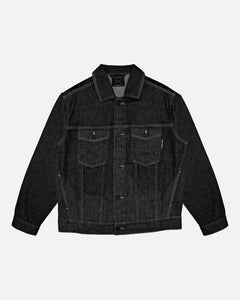 Midnight Graf Denim Jacket - Black