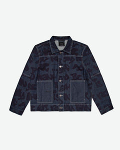 Sound Clash Denim Jacket - Navy/Blue