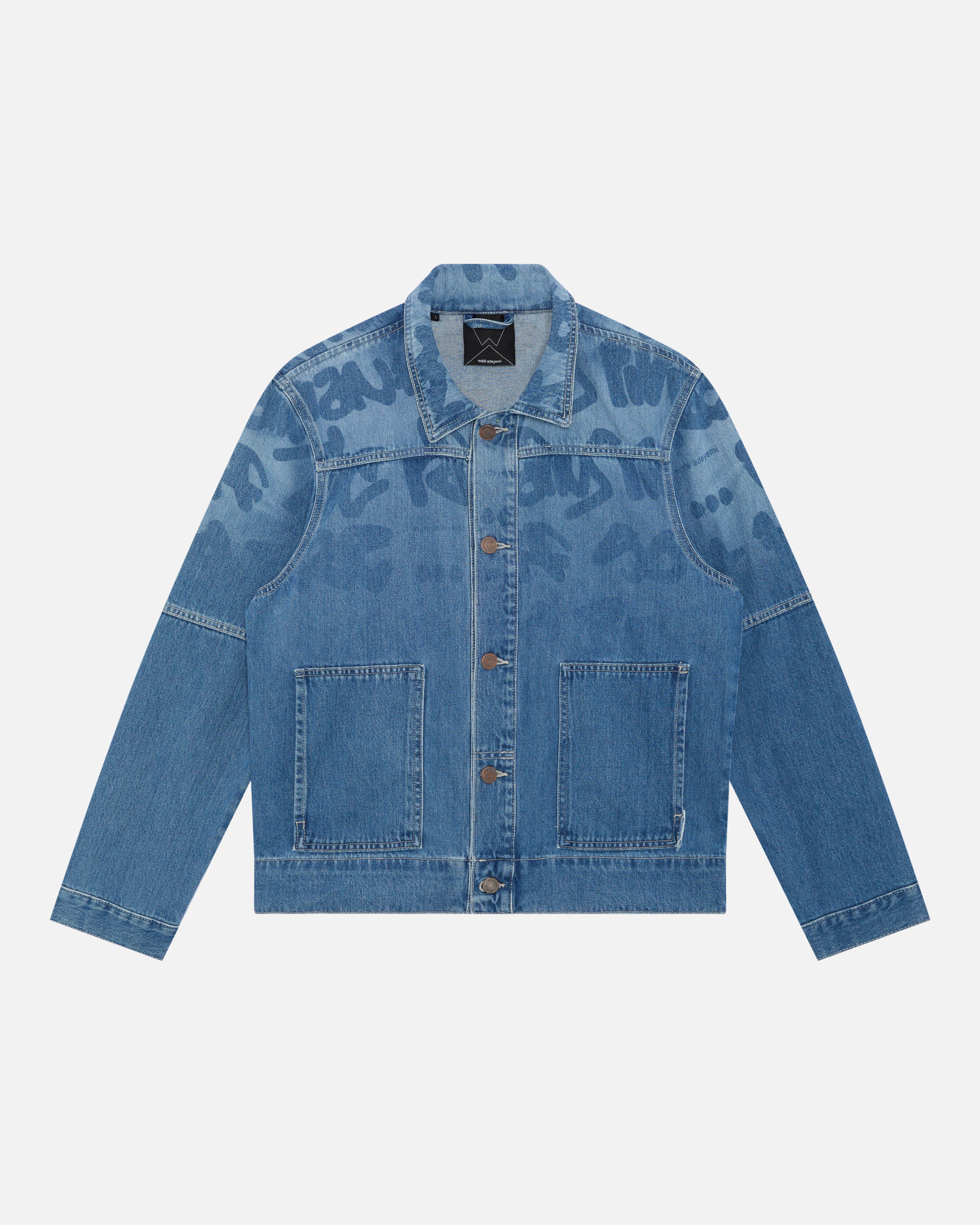 Faded Ghost Denim Streetwear Jacket
