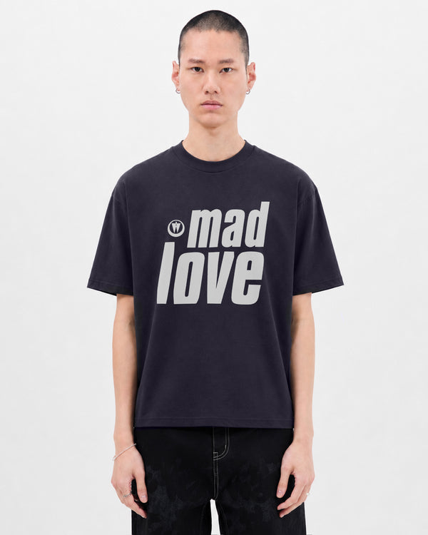 Mad Love T-shirt - Navy/White