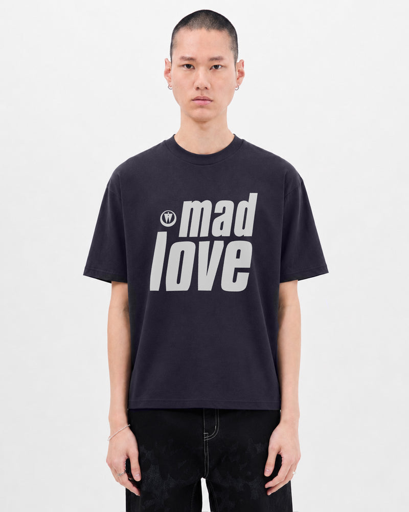Mad Love T-shirt - Navy/White