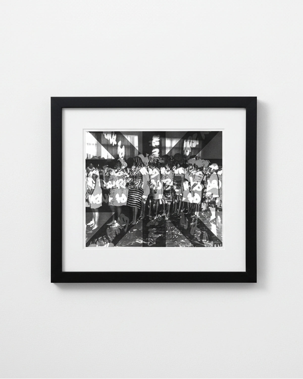 Walé Adeyemi Diaspora Dance Floor framed art print, front view
