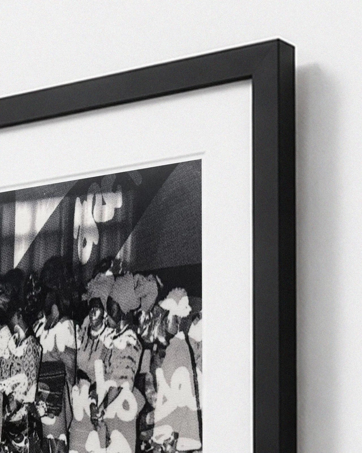 Walé Adeyemi Diaspora Dance Floor framed artwork, alternate front view