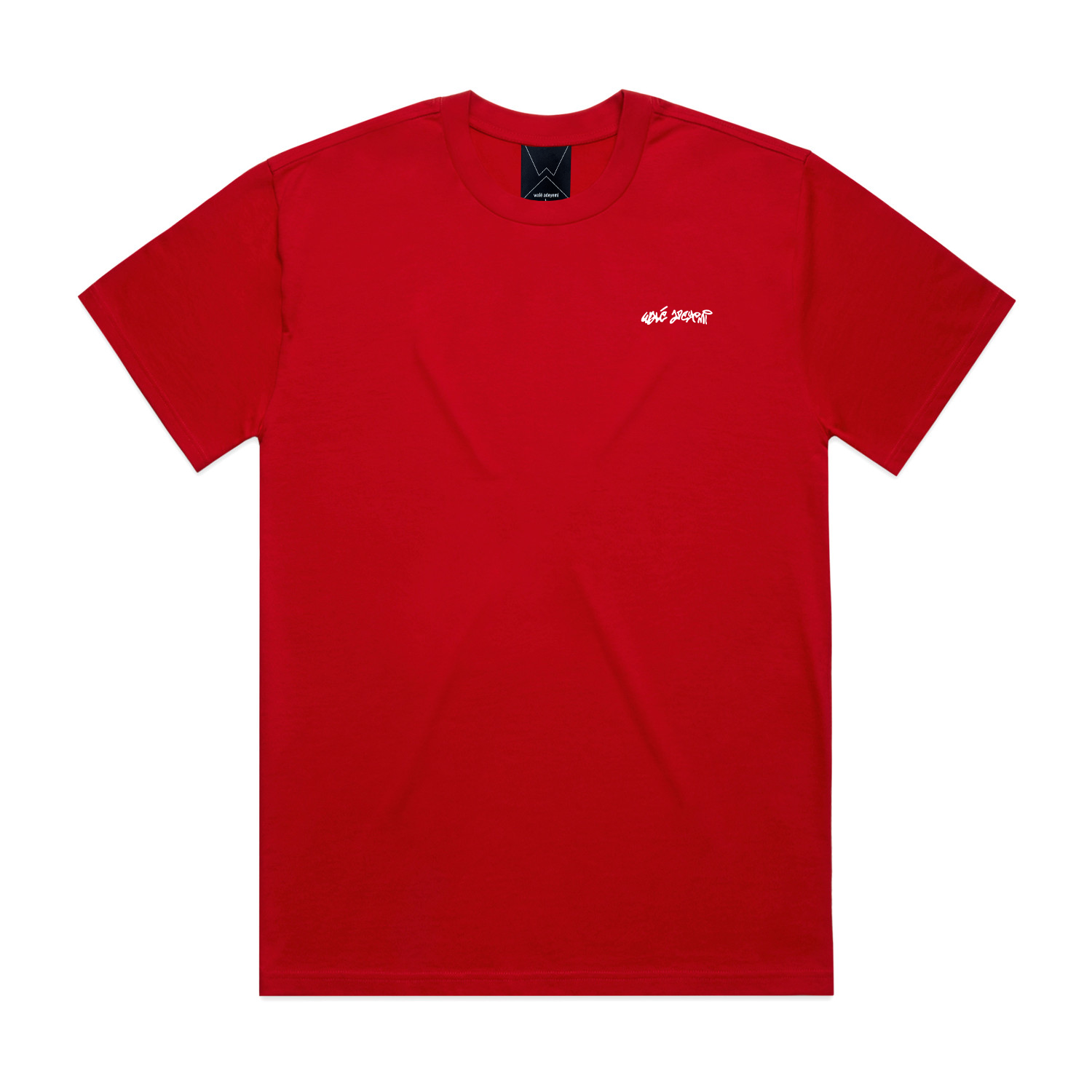 Red Archive Chest Tag T-Shirt