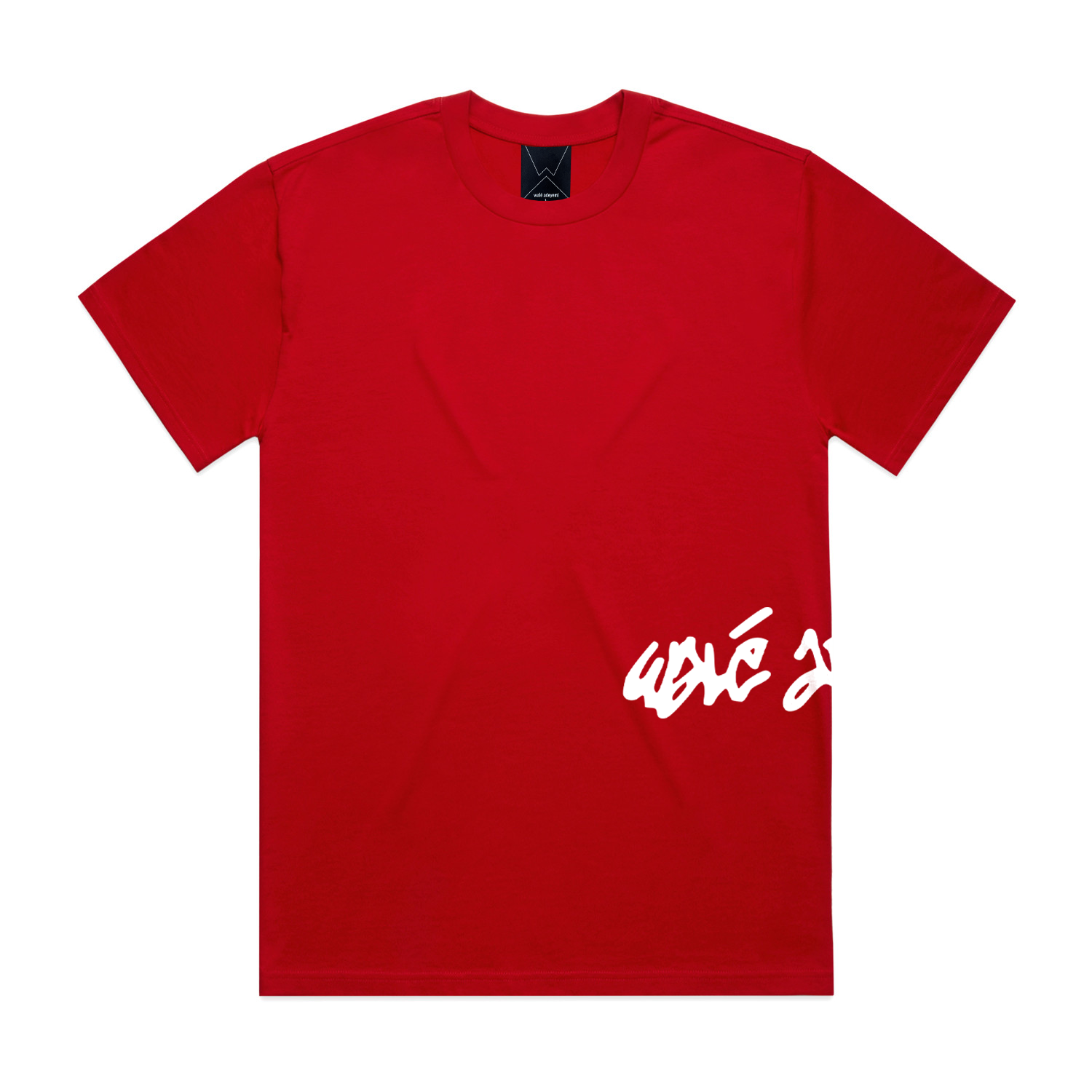 Red Archive Lower Tag T-Shirt