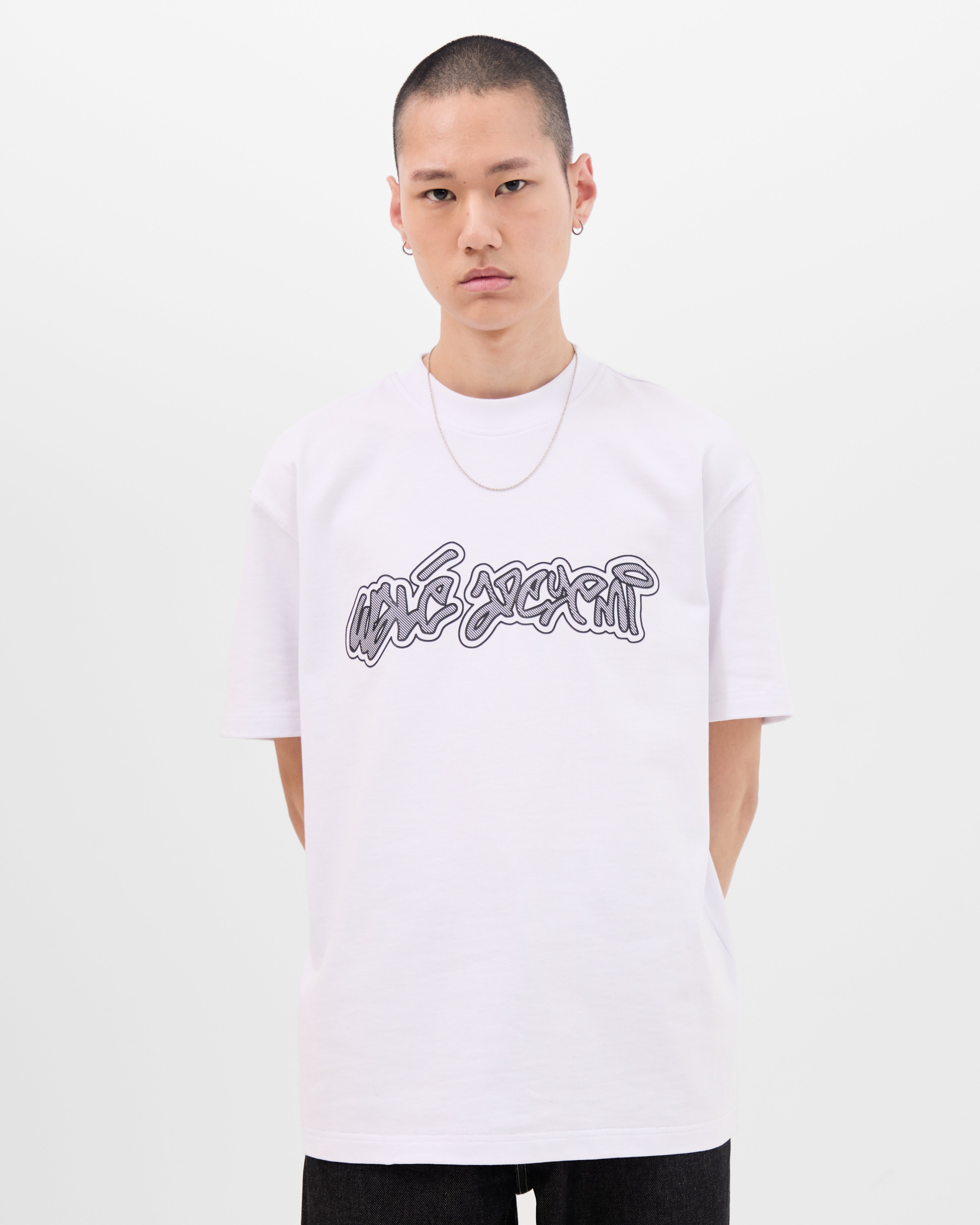 Rhythm T-shirt - White/Black