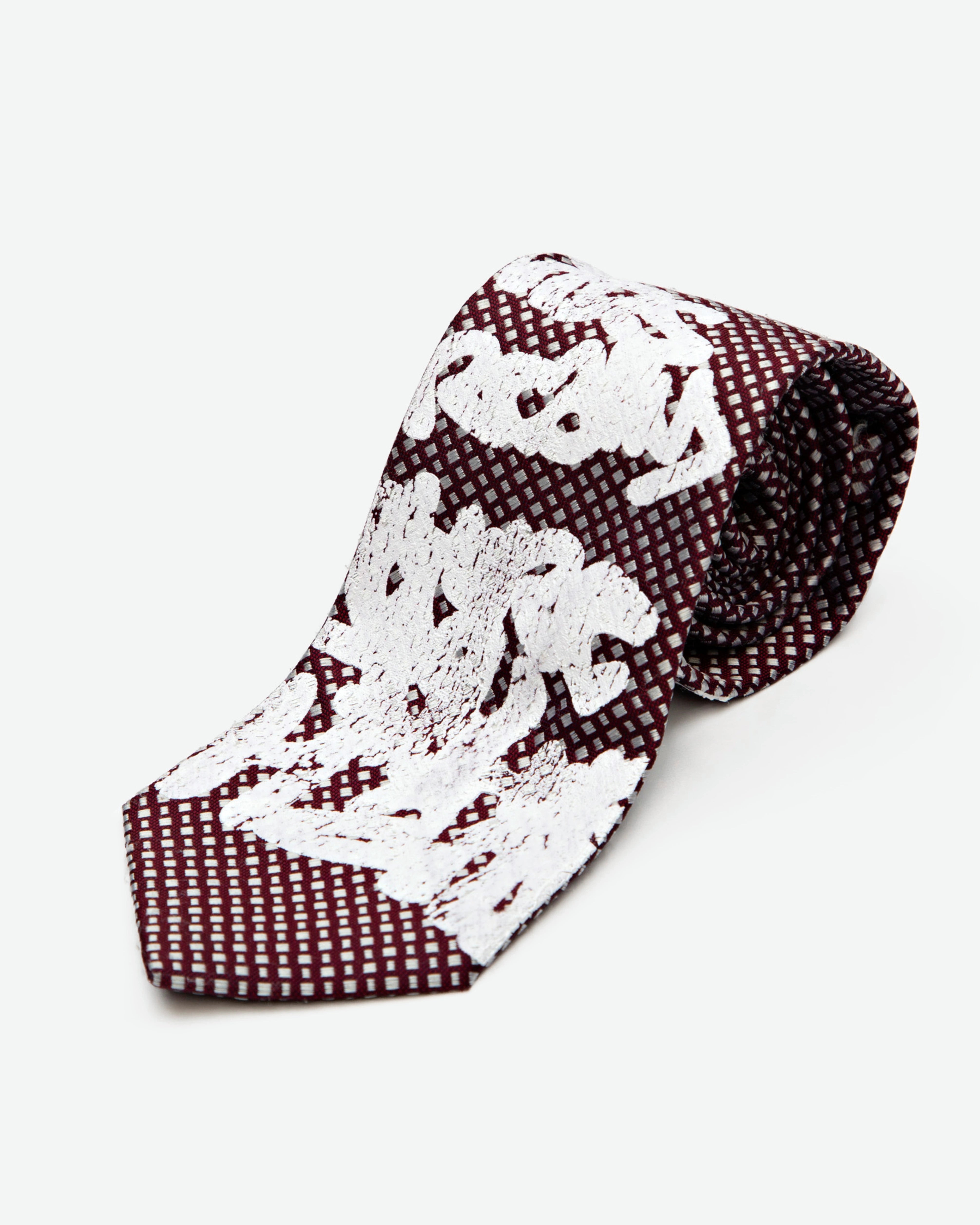 Walé Adeyemi Second Life Printed Tie 02, printed silk tie product view