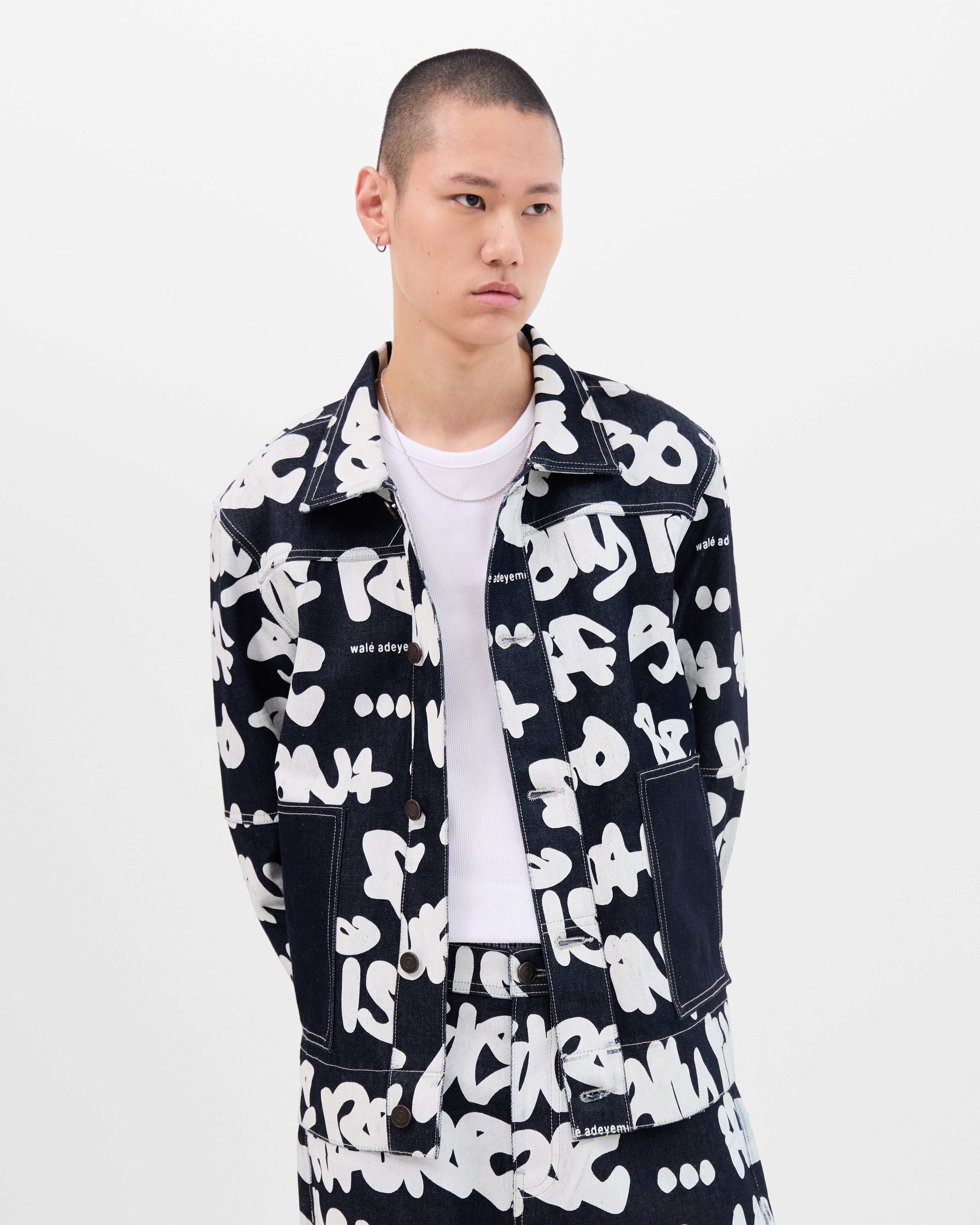 Sound Clash Jacket - Blue/White