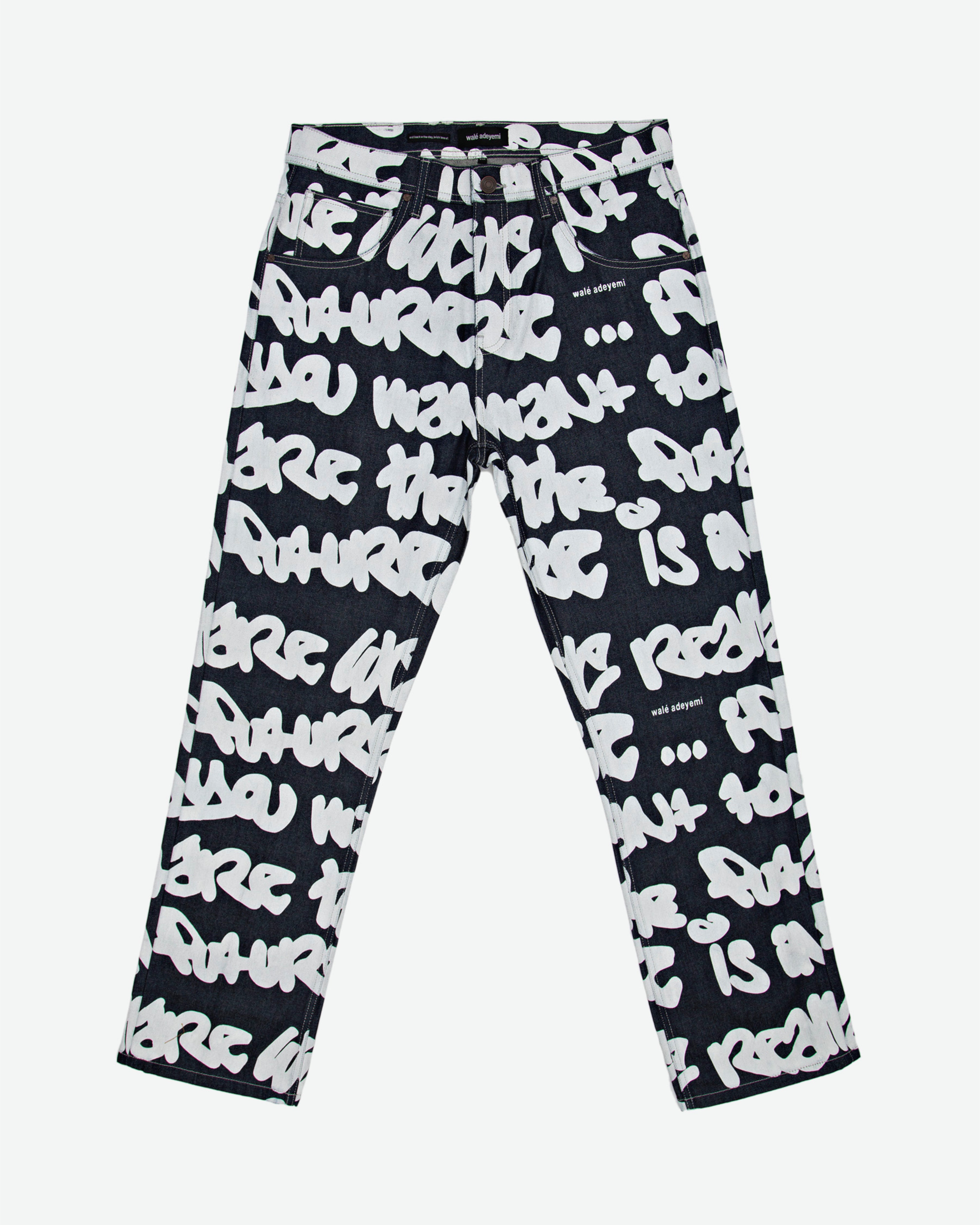 Sound Clash Jeans - Blue/White