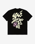 Vinnie T-shirt - Black/Lemon