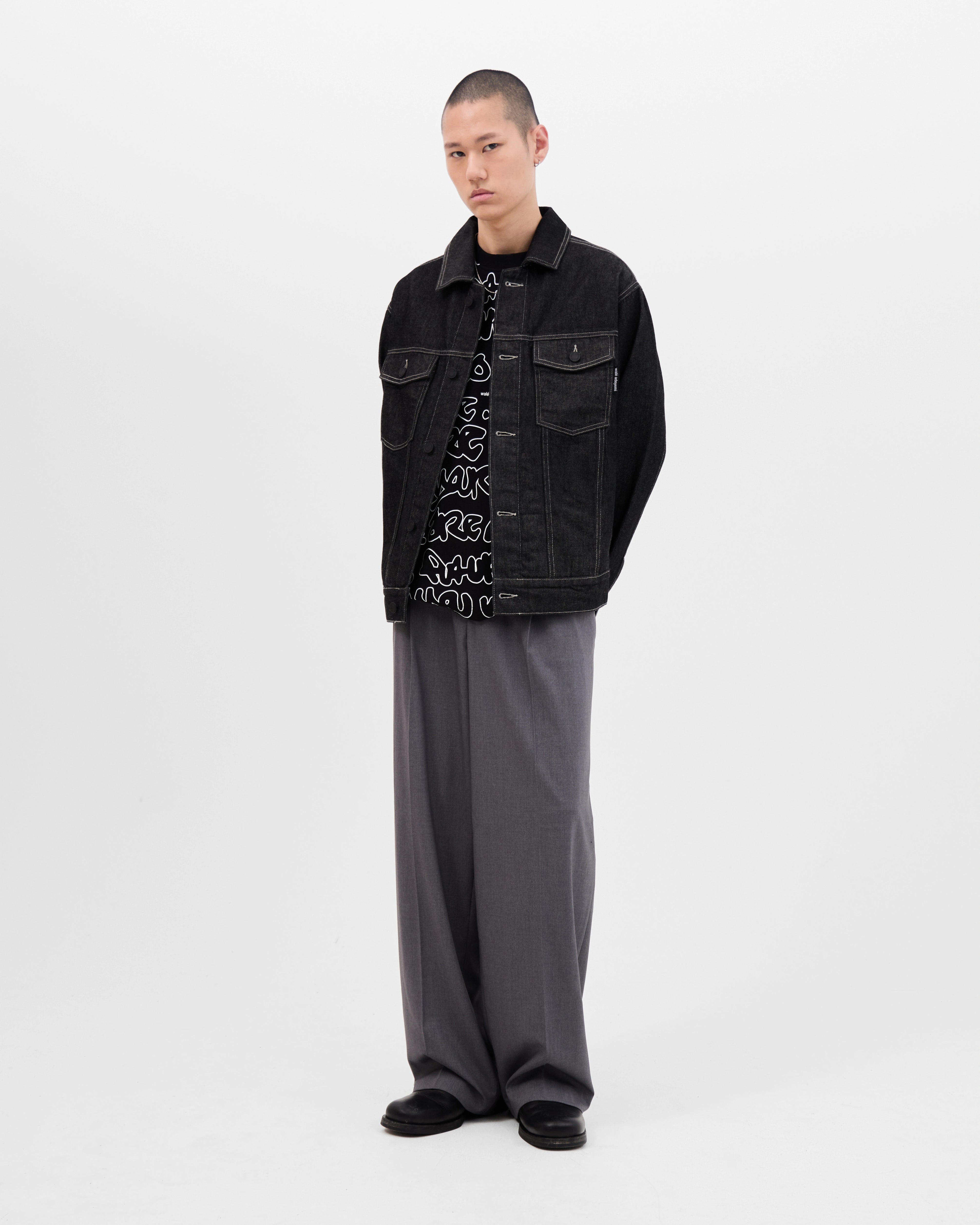Styled look featuring the Walé Adeyemi AOP Graf T-shirt in Black
