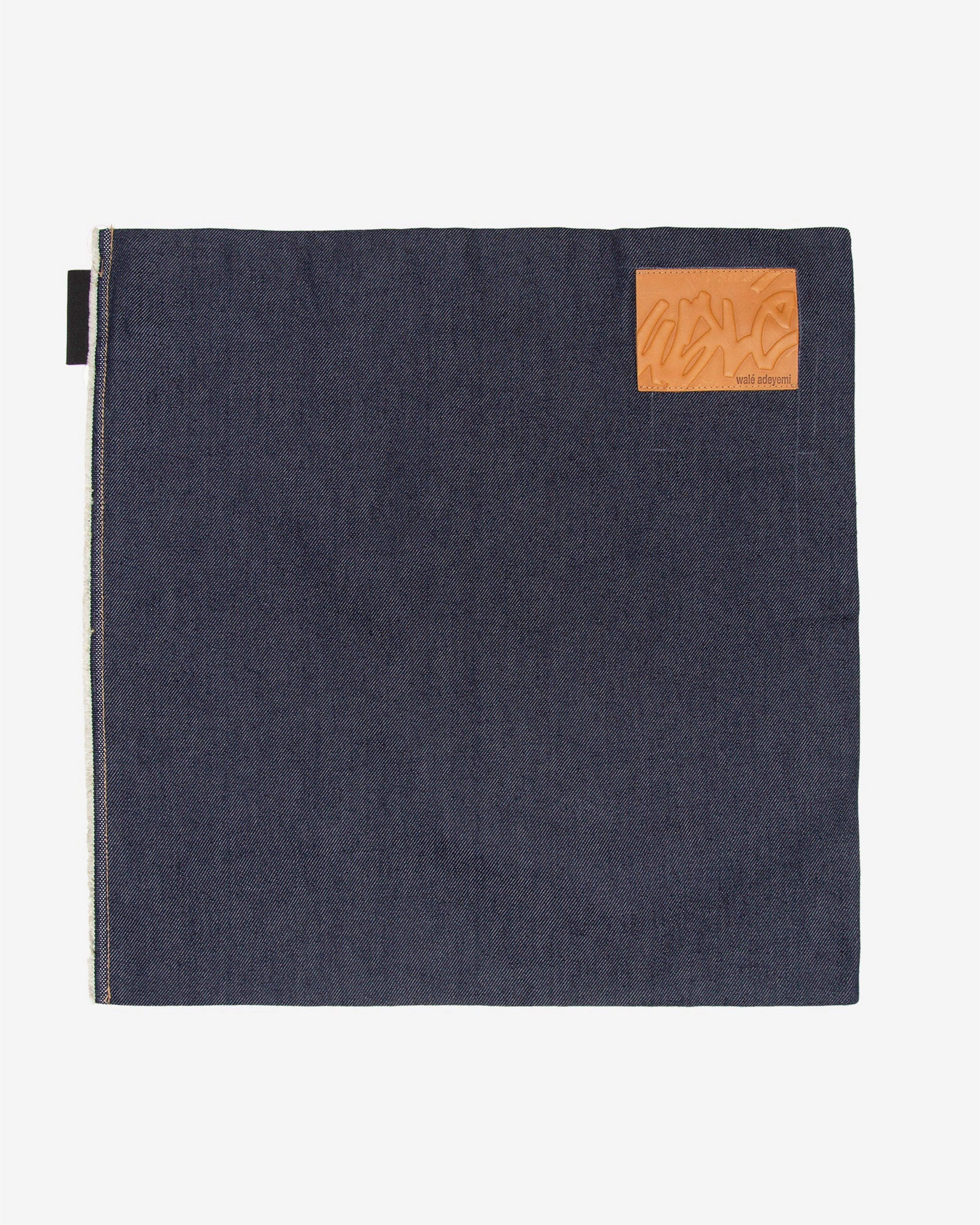 Walé Adeyemi Denim Sleeve Cushion No. 1, front product view