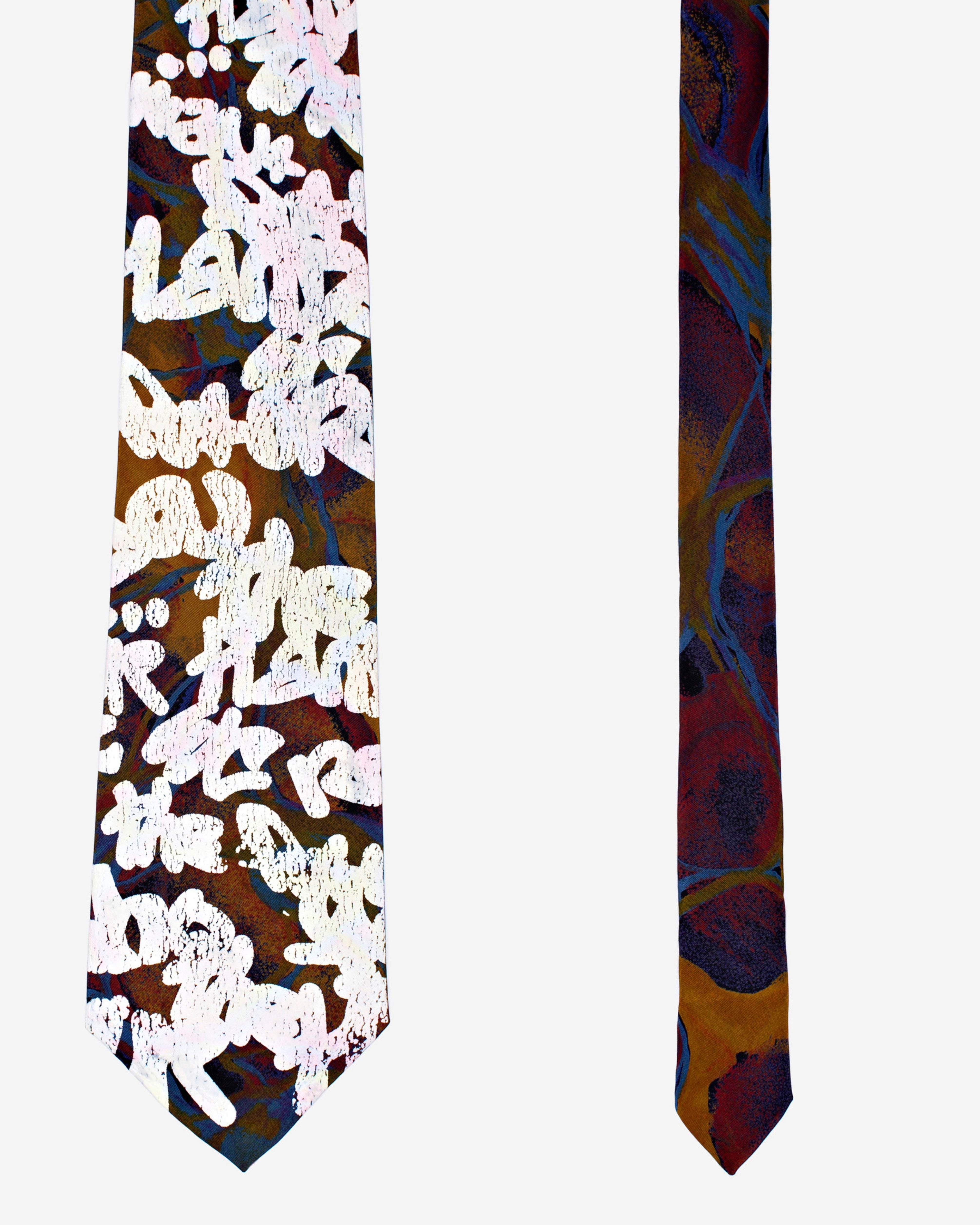 Walé Adeyemi Second Life Printed Tie printed silk tie in 06