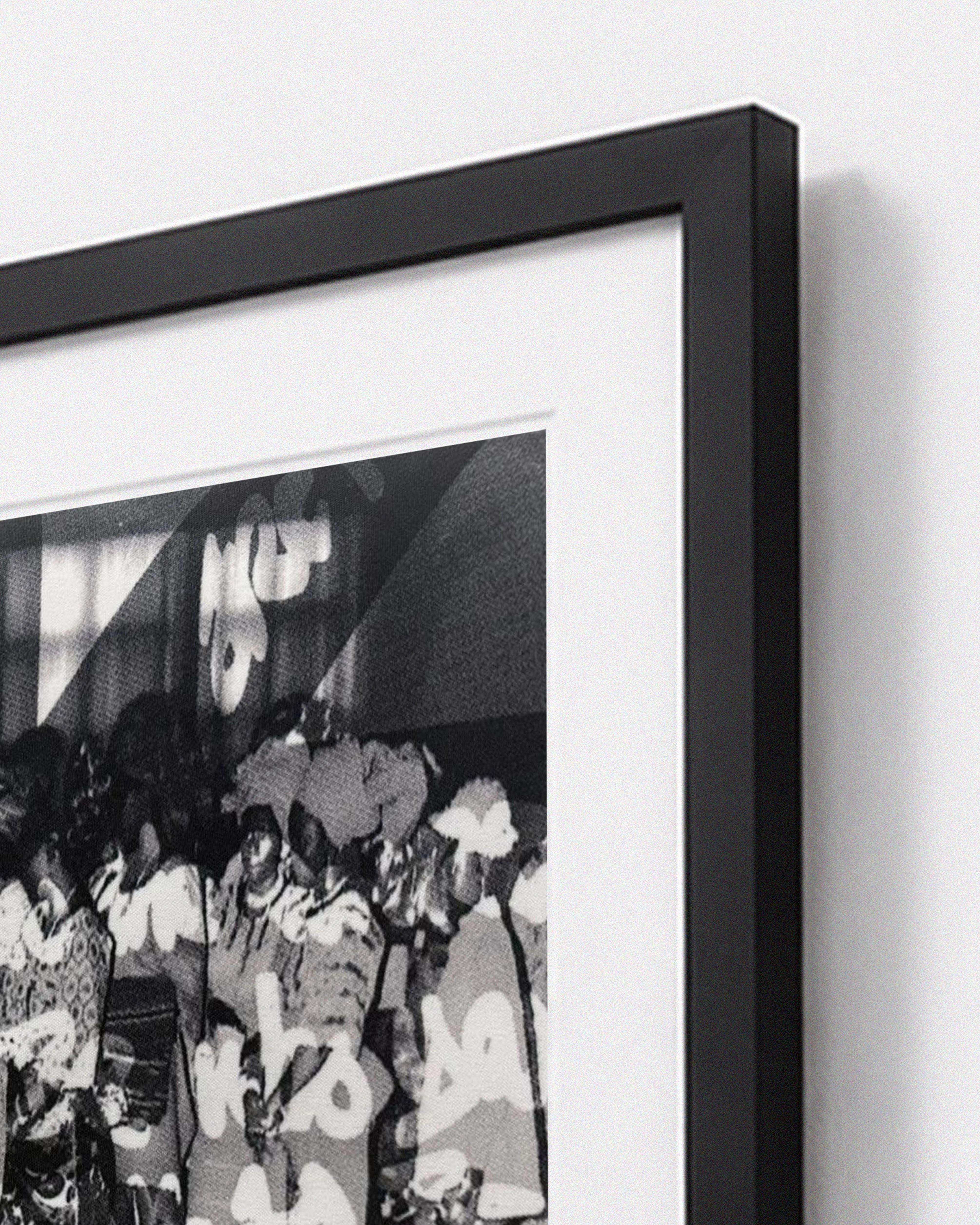 Walé Adeyemi Diaspora Dance Floor framed artwork, alternate front view