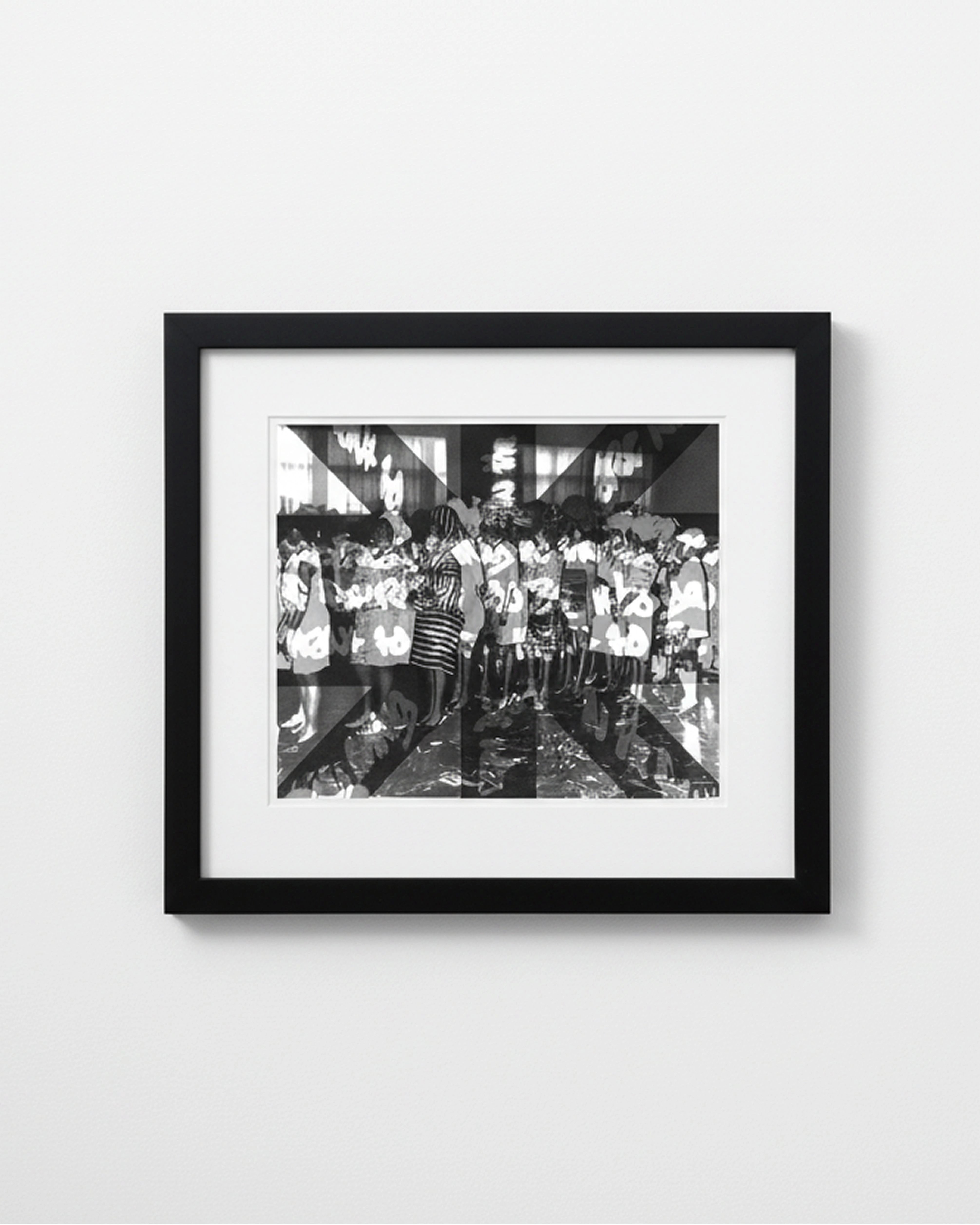 Walé Adeyemi Diaspora Dance Floor framed art print, front view