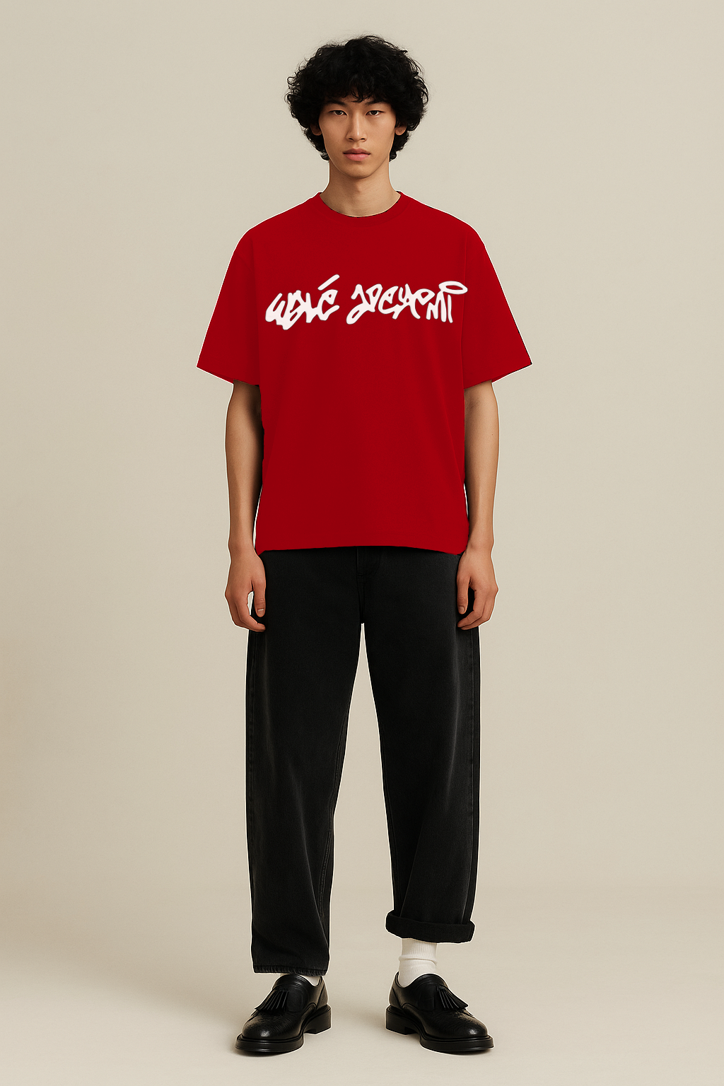 Red Archive Tag T-Shirt
